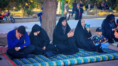 مراسم قرائت دعای عرفه در هشتگرد