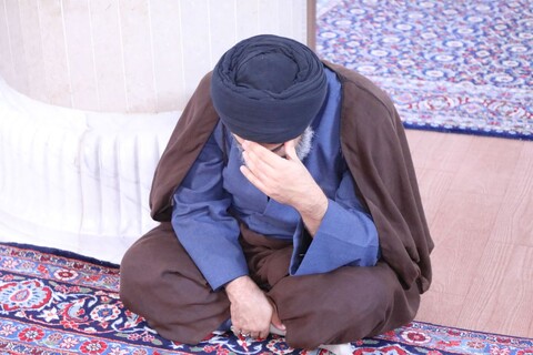 تصاویر/ برگزاری مراسم پرفیض قرائت دعای عرفه در مدرسه علمیه مصلی یزد