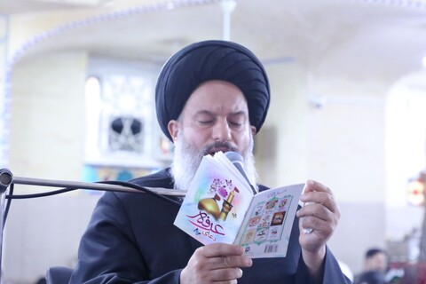 تصاویر/ برگزاری مراسم پرفیض قرائت دعای عرفه در مدرسه علمیه مصلی یزد