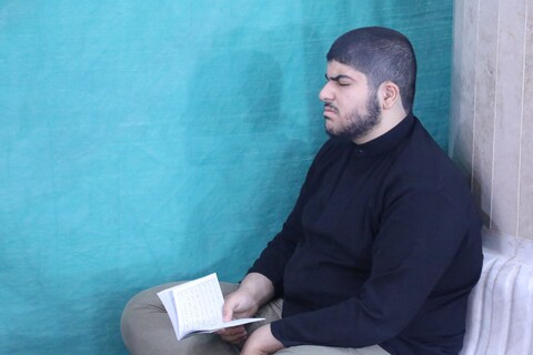 تصاویر/ برگزاری مراسم پرفیض قرائت دعای عرفه در مدرسه علمیه مصلی یزد