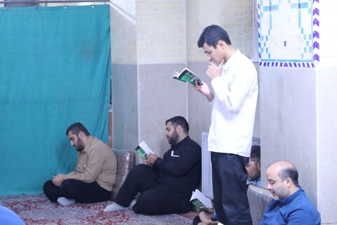 تصاویر/ برگزاری مراسم پرفیض قرائت دعای عرفه در مدرسه علمیه مصلی یزد