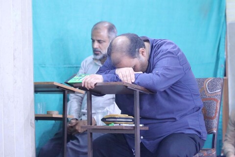 تصاویر/ برگزاری مراسم پرفیض قرائت دعای عرفه در مدرسه علمیه مصلی یزد