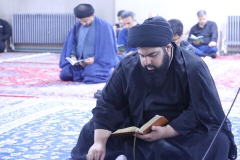 تصاویر/ برگزاری مراسم پرفیض قرائت دعای عرفه در مدرسه علمیه مصلی یزد