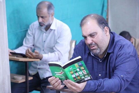 تصاویر/ برگزاری مراسم پرفیض قرائت دعای عرفه در مدرسه علمیه مصلی یزد