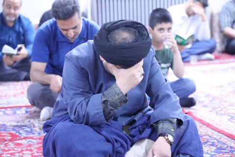 تصاویر/ برگزاری مراسم پرفیض قرائت دعای عرفه در مدرسه علمیه مصلی یزد