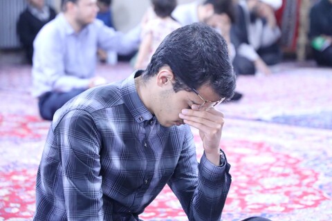 تصاویر/ برگزاری مراسم پرفیض قرائت دعای عرفه در مدرسه علمیه مصلی یزد