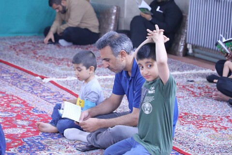 تصاویر/ برگزاری مراسم پرفیض قرائت دعای عرفه در مدرسه علمیه مصلی یزد