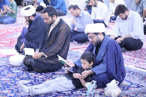 تصاویر/ برگزاری مراسم پرفیض قرائت دعای عرفه در مدرسه علمیه مصلی یزد