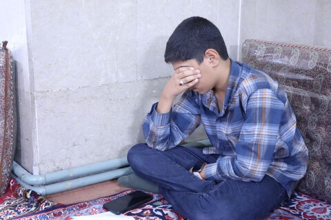 تصاویر/ برگزاری مراسم پرفیض قرائت دعای عرفه در مدرسه علمیه مصلی یزد