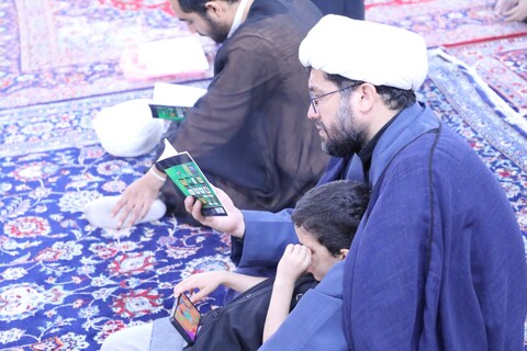 تصاویر/ برگزاری مراسم پرفیض قرائت دعای عرفه در مدرسه علمیه مصلی یزد