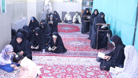 تصاویر/ برگزاری مراسم پرفیض قرائت دعای عرفه در مدرسه علمیه مصلی یزد