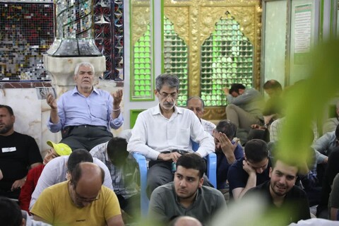 مراسم قرائت دعای عرفه درآستان مقدس امامزاده حسن کرج