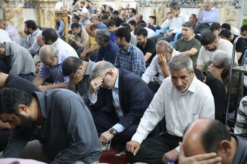 مراسم قرائت دعای عرفه درآستان مقدس امامزاده حسن کرج