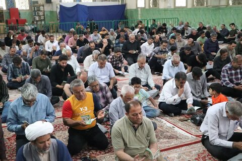 تصاویر/ مراسم پرفیض دعای عرفه در حرم مطهر باب المراد حضرت قاسم ابن علی النقی (ع)آران وبیدگل