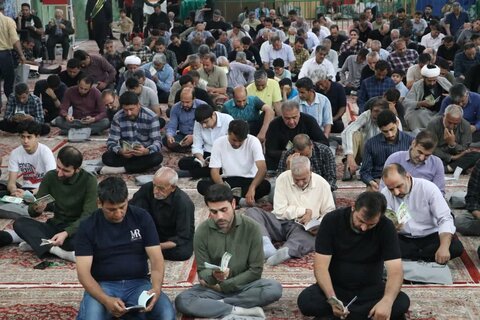 تصاویر/ مراسم پرفیض دعای عرفه در حرم مطهر باب المراد حضرت قاسم ابن علی النقی (ع)آران وبیدگل