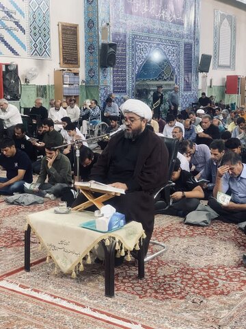 تصاویر/ مراسم پرفیض دعای عرفه در حرم مطهر باب المراد حضرت قاسم ابن علی النقی (ع)آران وبیدگل