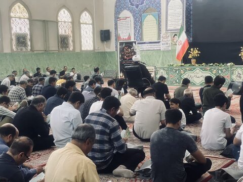 تصاویر/ مراسم پرفیض دعای عرفه در حرم مطهر باب المراد حضرت قاسم ابن علی النقی (ع)آران وبیدگل