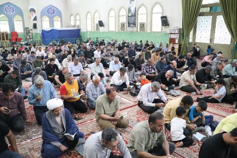 تصاویر/ مراسم پرفیض دعای عرفه در حرم مطهر باب المراد حضرت قاسم ابن علی النقی (ع)آران وبیدگل