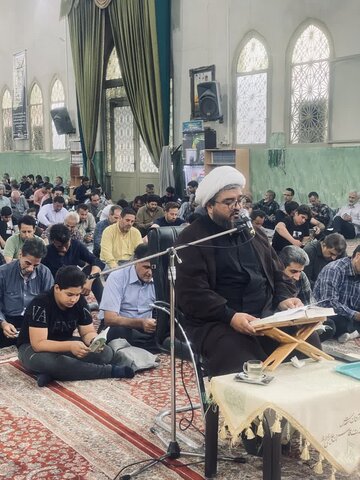 تصاویر/ مراسم پرفیض دعای عرفه در حرم مطهر باب المراد حضرت قاسم ابن علی النقی (ع)آران وبیدگل