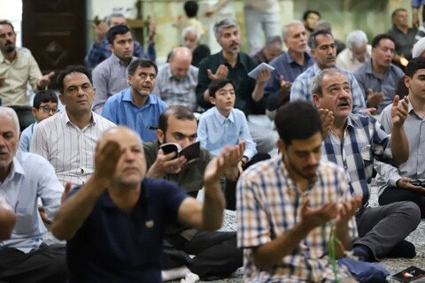 مراسم قرائت دعای عرفه در مهستان