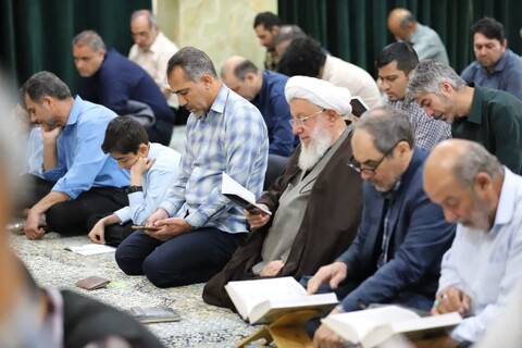 مراسم قرائت دعای عرفه در مهستان