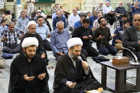 مراسم قرائت دعای عرفه در مهستان