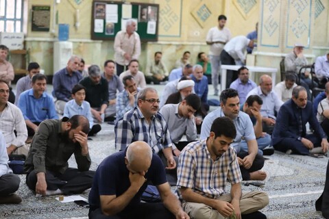 مراسم قرائت دعای عرفه در مهستان