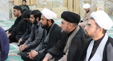 تصاویر/ مراسم ارتحال امام و قیام ۱۵ خرداد در مدرسه علمیه بوشهر