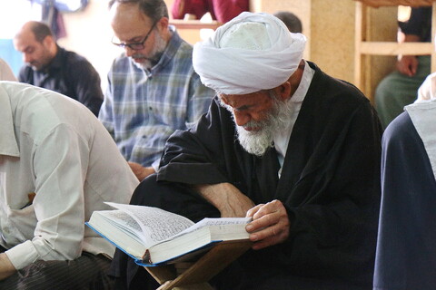 تصاویر/ قرائت دعای عرفه در مساجد استان قم