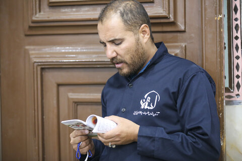 تصاویر| برگزاری دعای عرفه در حرم مطهر سیدعلاالدین حسین(ع)