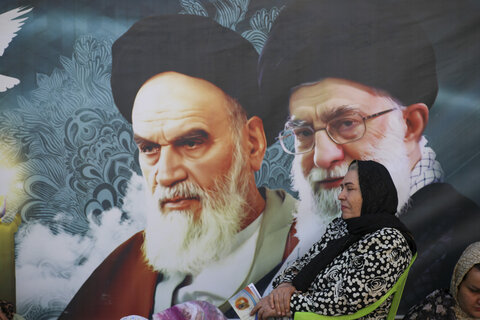 تصاویر| برگزاری دعای عرفه در حرم مطهر سیدعلاالدین حسین(ع)