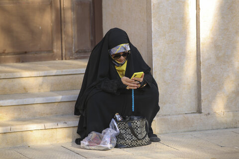 تصاویر| برگزاری دعای عرفه در حرم مطهر سیدعلاالدین حسین(ع)