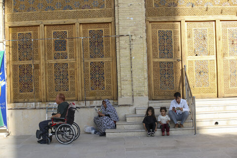 تصاویر| برگزاری دعای عرفه در حرم مطهر سیدعلاالدین حسین(ع)