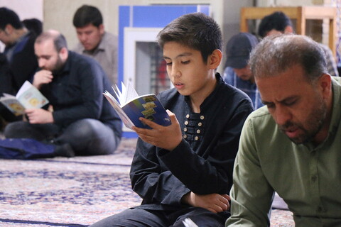 تصاویر/ قرائت دعای عرفه در مساجد استان قم