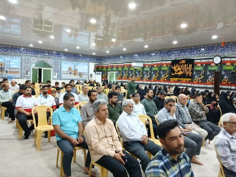 تصاویر/ سالروز رحلت امام و قیام ۱۵ خرداد در بندر امام حسن