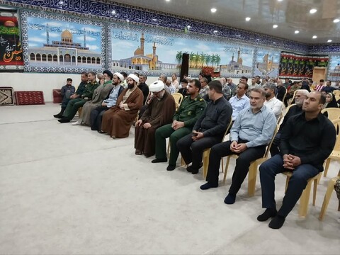 تصاویر/ سالروز رحلت امام و قیام ۱۵ خرداد در بندر امام حسن