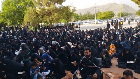 تصاویر/ مراسم دعای عرفه در کوهبنان