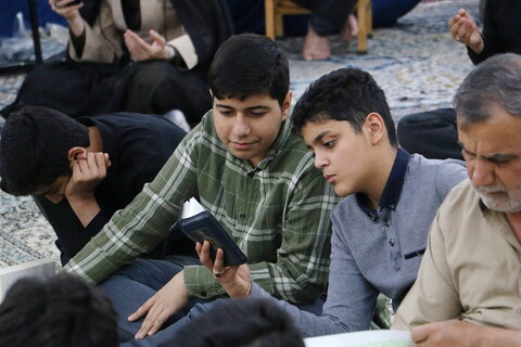 تصاویر/ قرائت دعای عرفه در مساجد استان قم