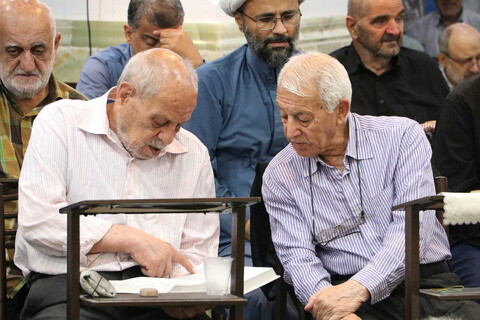 تصاویر/ قرائت دعای عرفه در مساجد استان قم