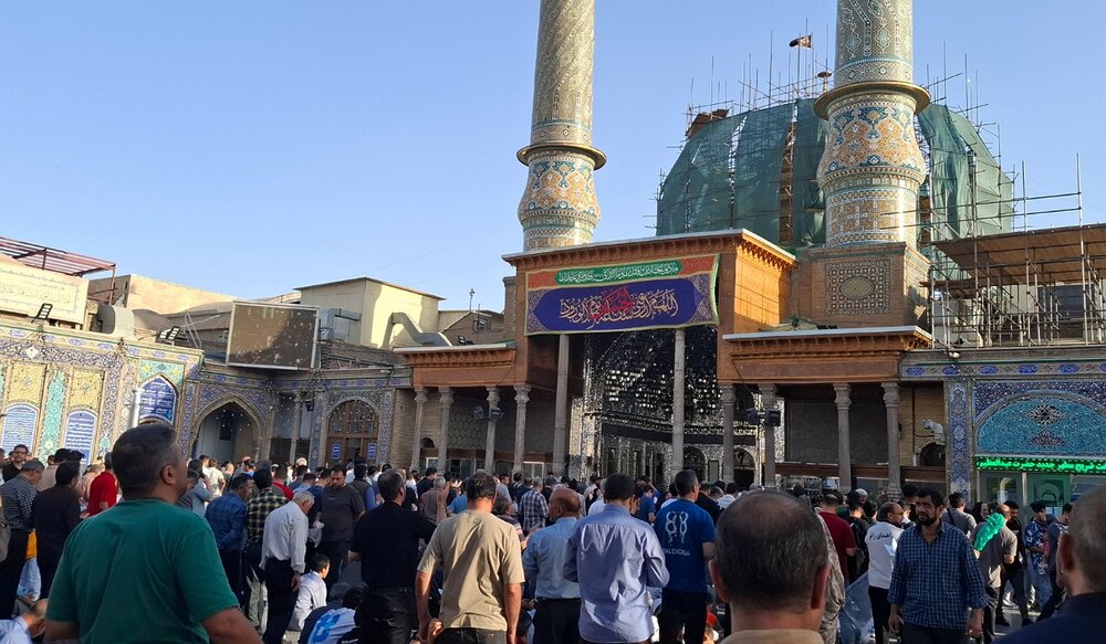 عرفه‌ای به رنگ کربلا در حرم حضرت عبدالعظیم حسنی(ع)