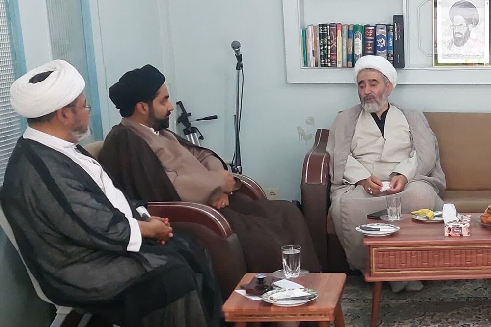 علامہ شبیر حسن میثمی سے زہرا (س) اکیڈمی قم میں علماء و طلاب کی ملاقاتیں / مختلف امور پر گفتگو