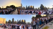 80 الف مصلٍ يؤدون صلاة عيد الأضحى في المسجد الأقصى رغم تضييقات كيان الاحتلال