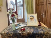 قم میں امام خمینیؒ کی نایاب تصویر، ایرانی آرٹست کا شاہکار