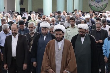 تصاویر/ اقامه نماز عید سعید قربان در تکاب