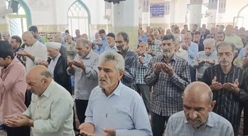 فیلم| نماز عید قربان در راور