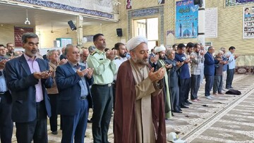 تصاویر / اقامه نماز عید سعید قربان در شهرستان درگزین