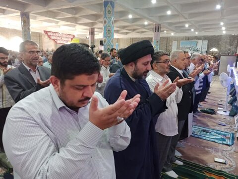 تصاویر/ اقامه نماز عید سعید قربان در کاشان