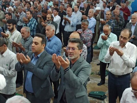 تصاویر/ اقامه نماز عید سعید قربان در کاشان