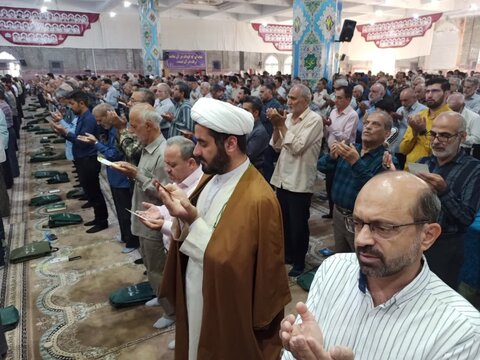 تصاویر/ اقامه نماز عید سعید قربان در کاشان