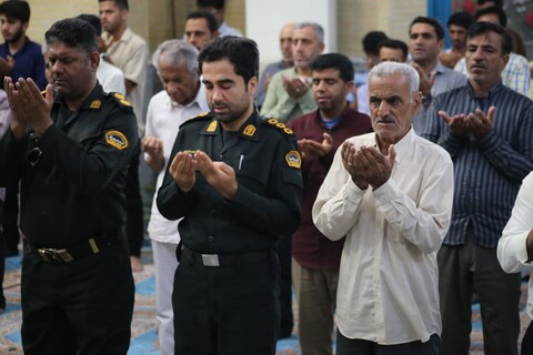 تصاویر/ نماز عید سعید قربان در مصلی امام علی علیه السلام شهرستان جاسک